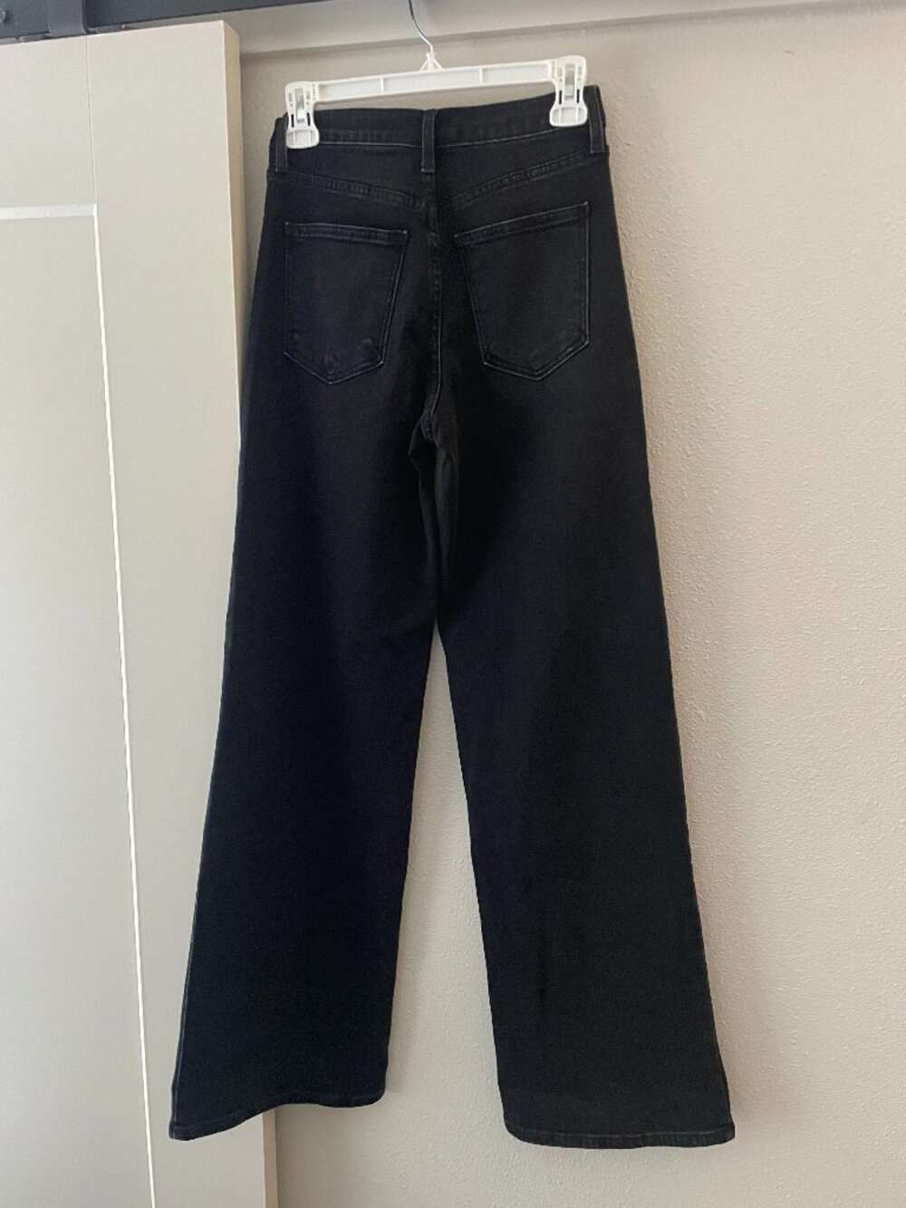 NWOT Just Black Denim Black Wide Leg Jeans - Picture 3 of 10